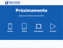 Tablet Screenshot of infosuronline.es